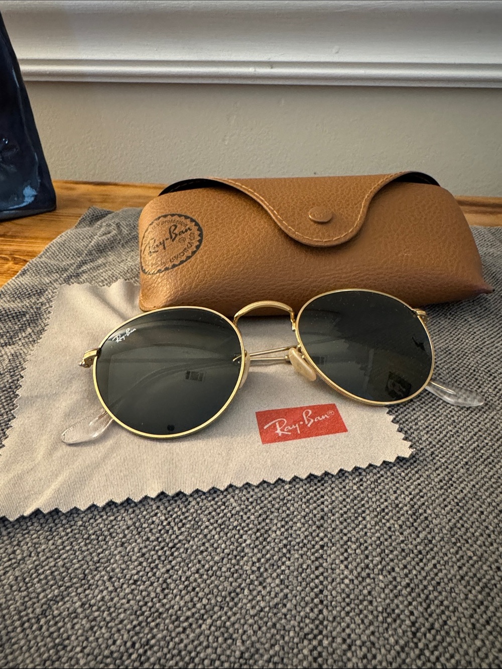 Ray Ban Round Metal Sunglasses